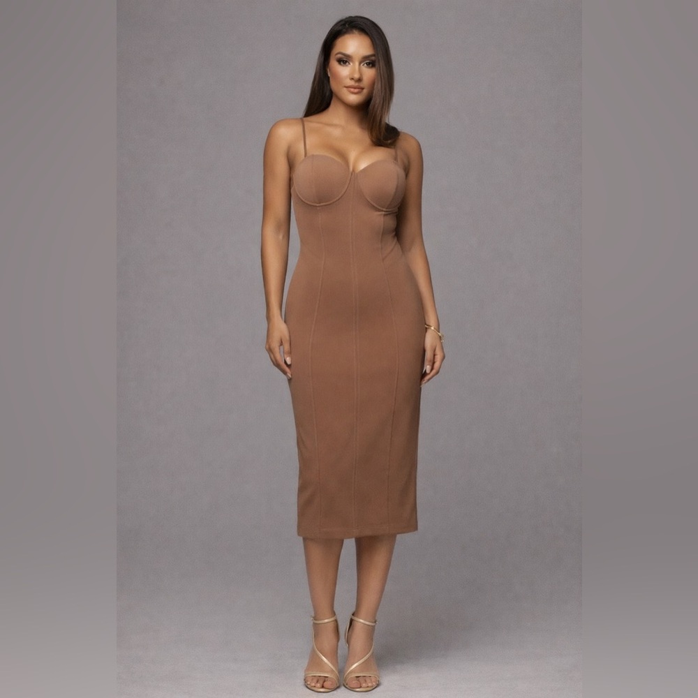 Women brown dress
